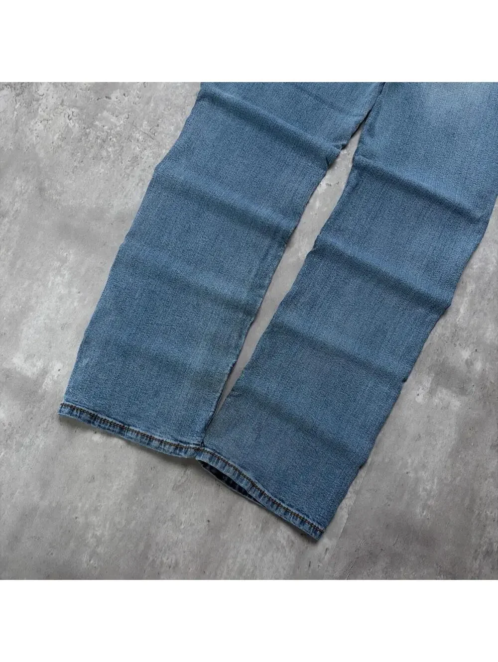 Y2K Blue True Religion Grunge Gothic Ricky Straight Denim Jeans